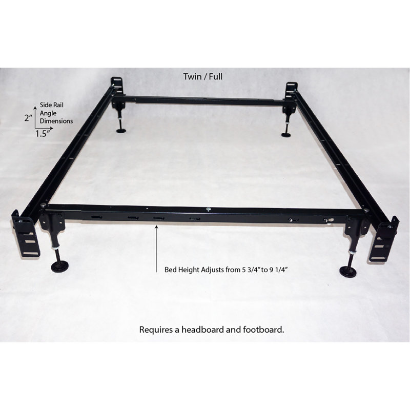Alwyn Home Hickman 9.25'' Expandable Steel Bed Frame & Reviews Wayfair